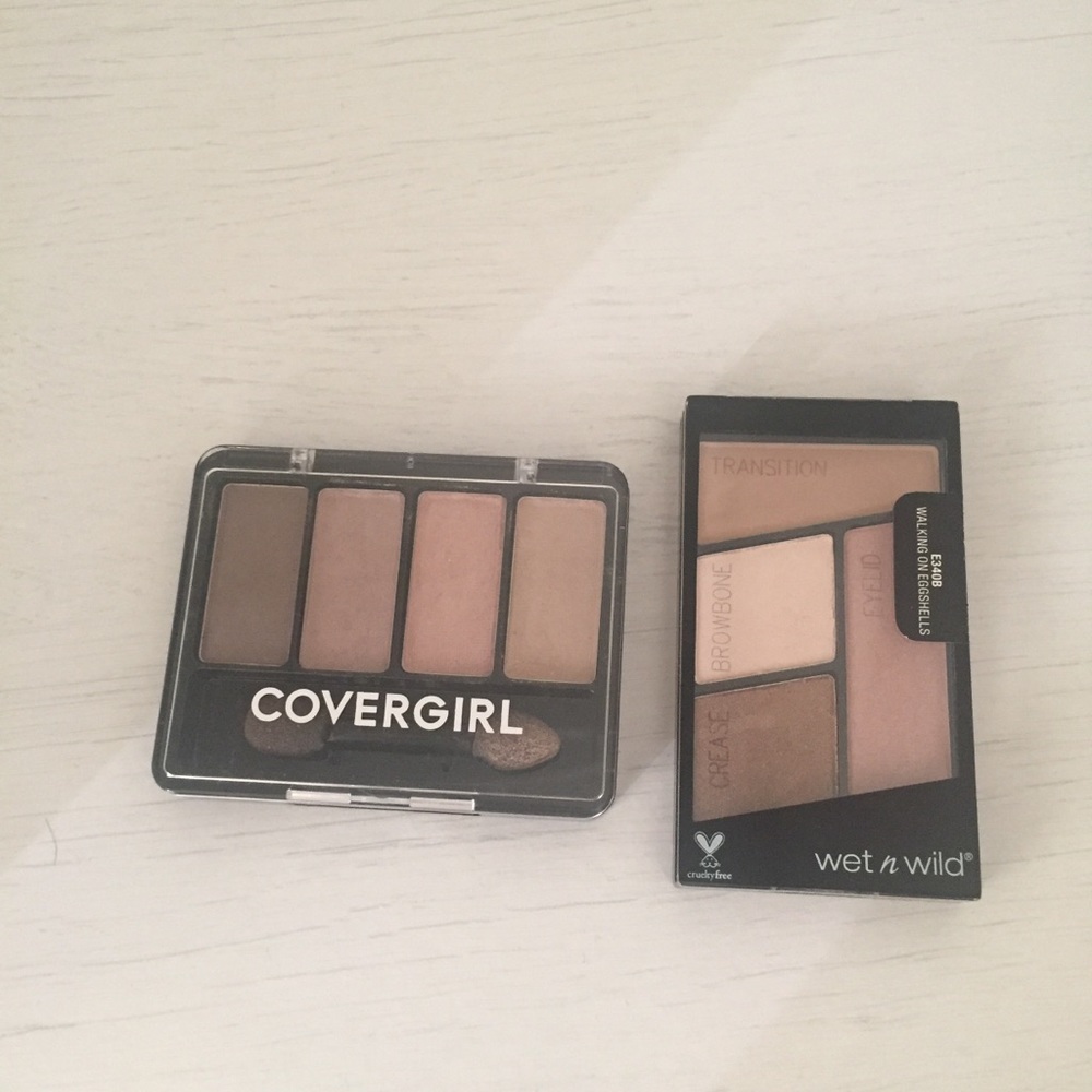 Wet n wild coloricon & covergirl eyeshadow quads